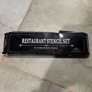 Restaurant Stencil Set